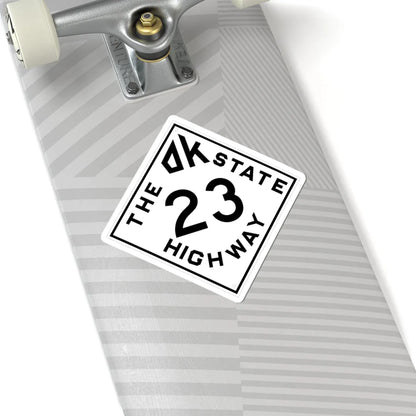 Oklahoma 23 1948 (Oklahoma) (Road Sign) STICKER Vinyl Kiss-Cut Decal - The Sticker Space