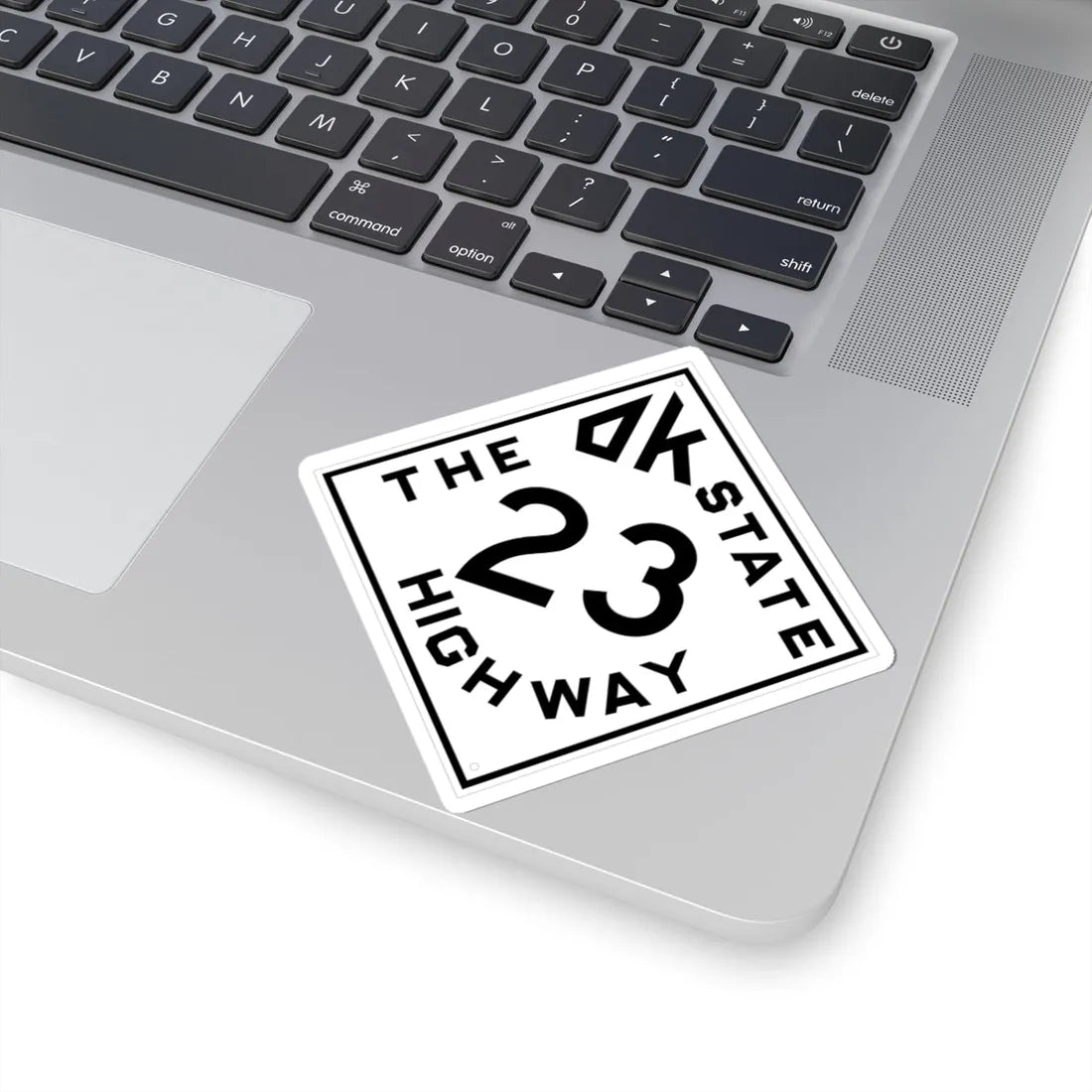 Oklahoma 23 1948 (Oklahoma) (Road Sign) STICKER Vinyl Kiss-Cut Decal - The Sticker Space