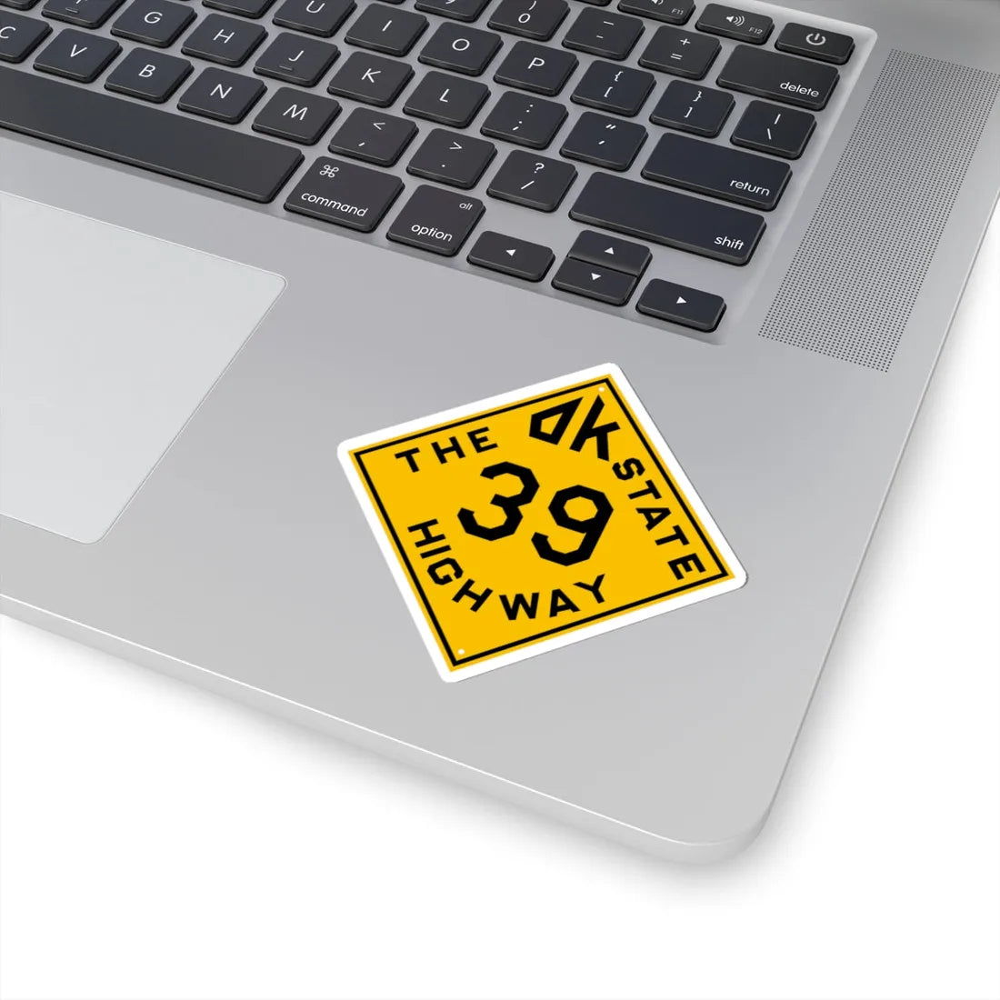 Oklahoma 39 1924 (Oklahoma) (Road Sign) STICKER Vinyl Kiss-Cut Decal - The Sticker Space