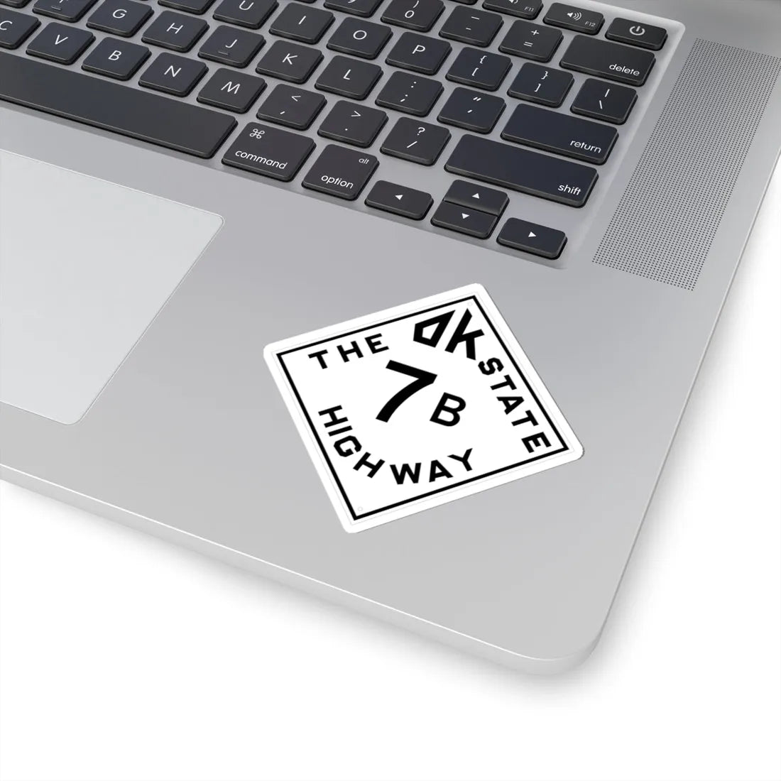 Oklahoma 7B 1948 (Oklahoma) (Road Sign) STICKER Vinyl Kiss-Cut Decal - The Sticker Space