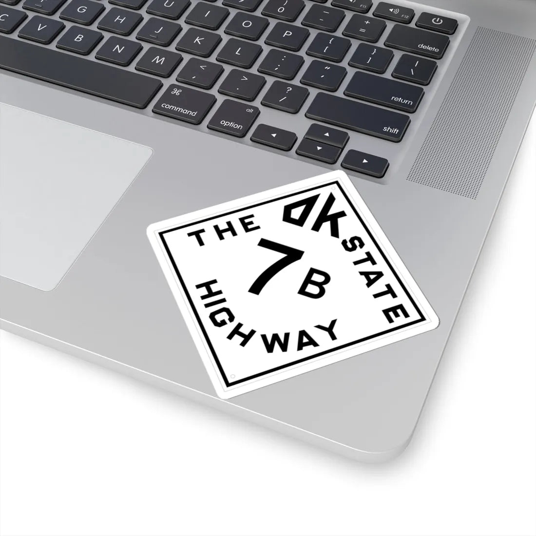 Oklahoma 7B 1948 (Oklahoma) (Road Sign) STICKER Vinyl Kiss-Cut Decal - The Sticker Space