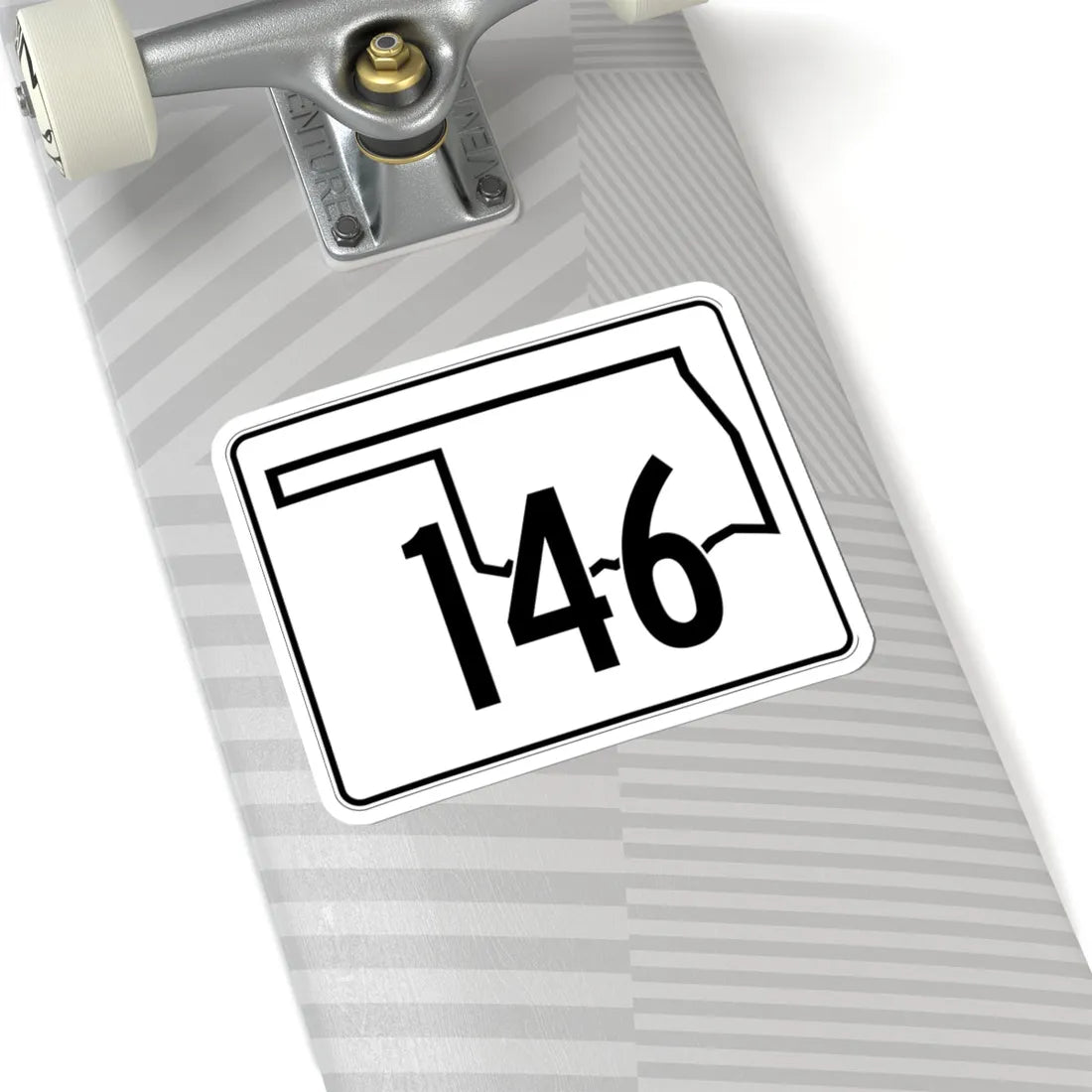 Oklahoma State Highway 146 (Oklahoma) (Road Sign) STICKER Vinyl Kiss-Cut Decal - The Sticker Space