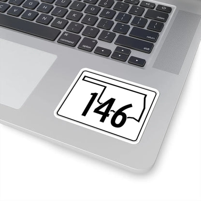 Oklahoma State Highway 146 (Oklahoma) (Road Sign) STICKER Vinyl Kiss-Cut Decal - The Sticker Space