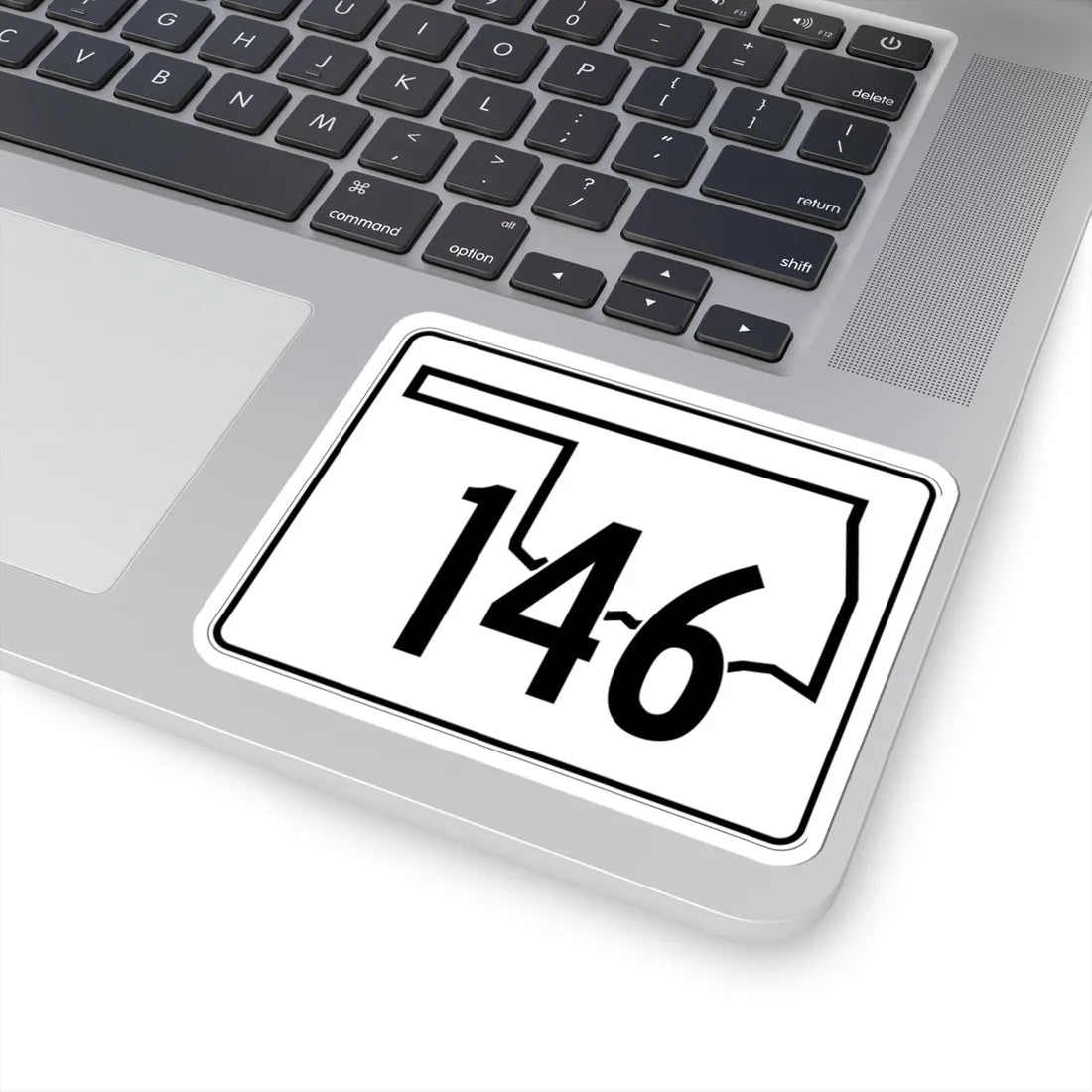 Oklahoma State Highway 146 (Oklahoma) (Road Sign) STICKER Vinyl Kiss-Cut Decal - The Sticker Space
