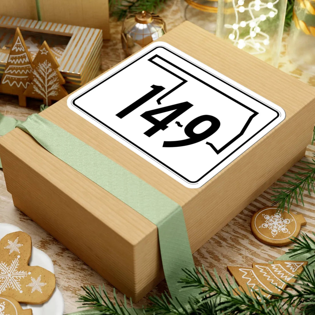 Oklahoma State Highway 149 (Oklahoma) (Road Sign) STICKER Vinyl Kiss-Cut Decal - The Sticker Space