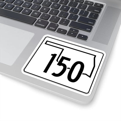 Oklahoma State Highway 150 (Oklahoma) (Road Sign) STICKER Vinyl Kiss-Cut Decal - The Sticker Space