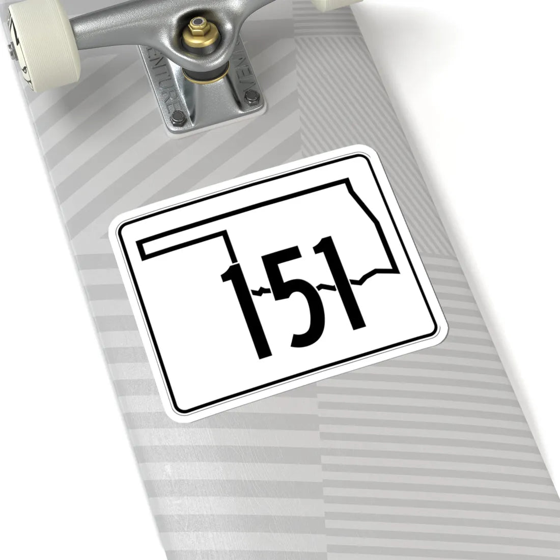Oklahoma State Highway 151 (Oklahoma) (Road Sign) STICKER Vinyl Kiss-Cut Decal - The Sticker Space