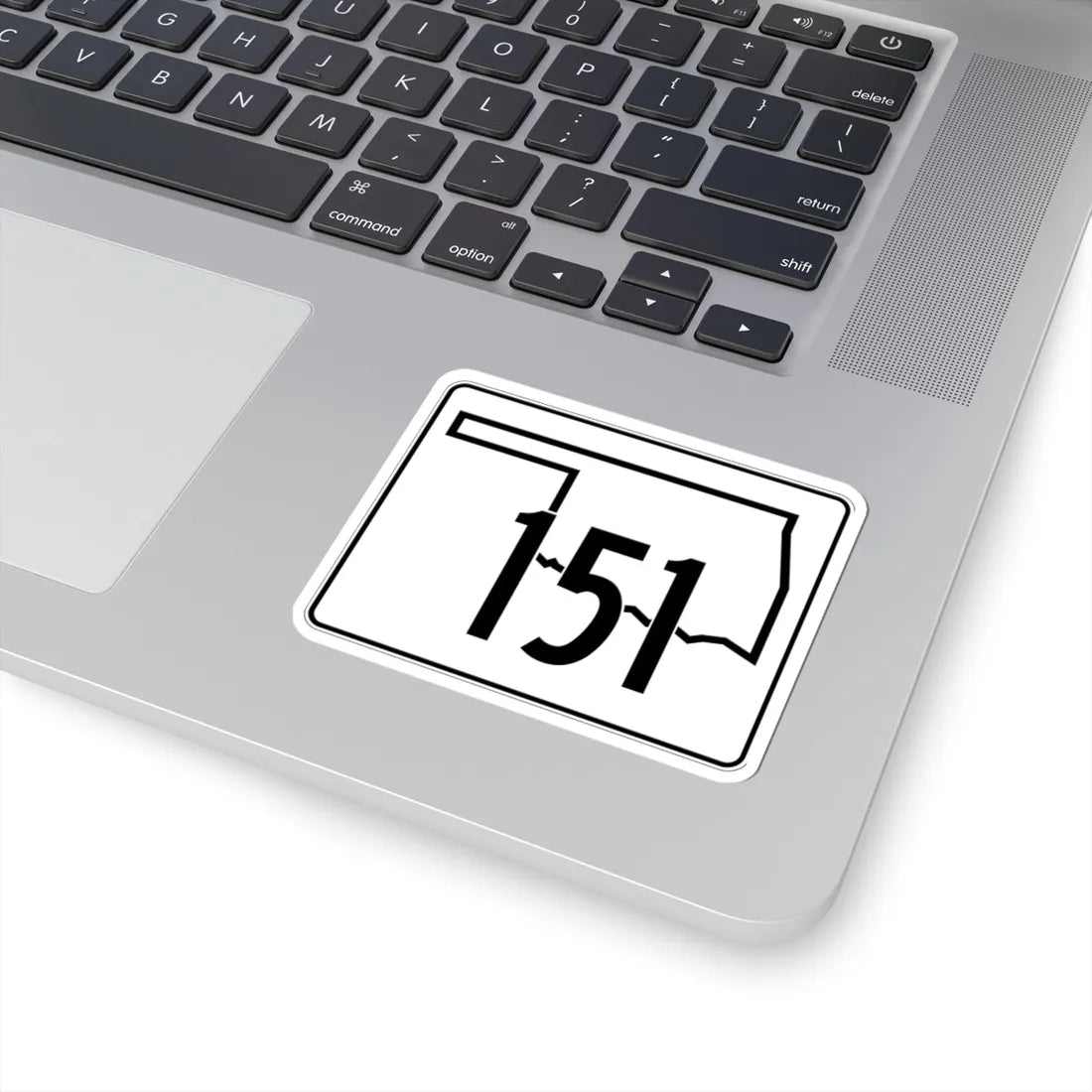 Oklahoma State Highway 151 (Oklahoma) (Road Sign) STICKER Vinyl Kiss-Cut Decal - The Sticker Space