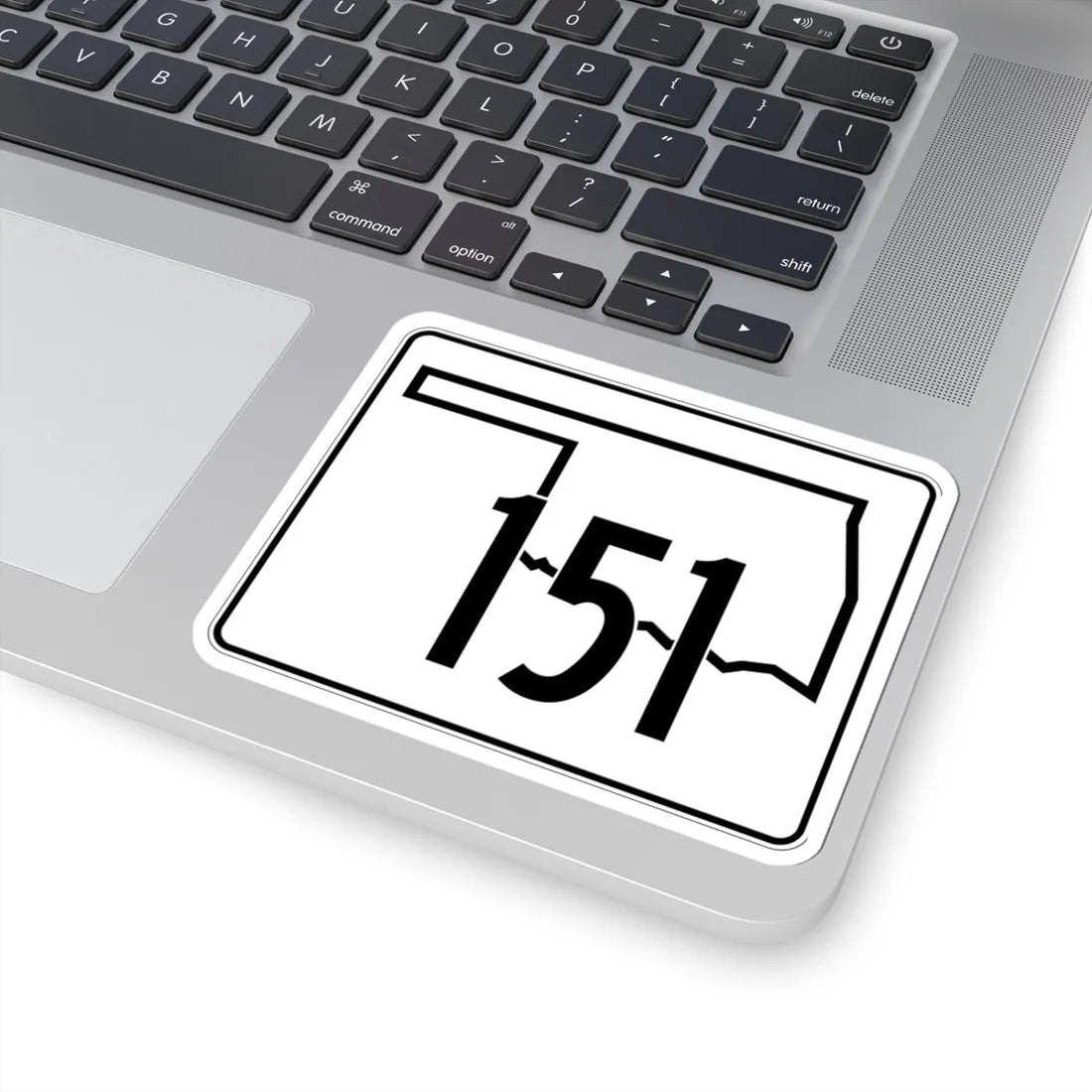 Oklahoma State Highway 151 (Oklahoma) (Road Sign) STICKER Vinyl Kiss-Cut Decal - The Sticker Space