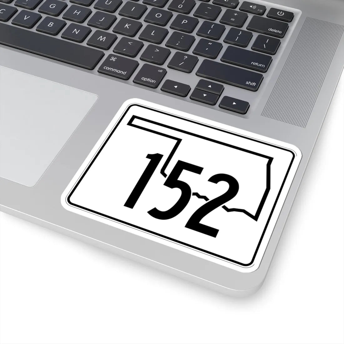 Oklahoma State Highway 152 (Oklahoma) (Road Sign) STICKER Vinyl Kiss-Cut Decal - The Sticker Space