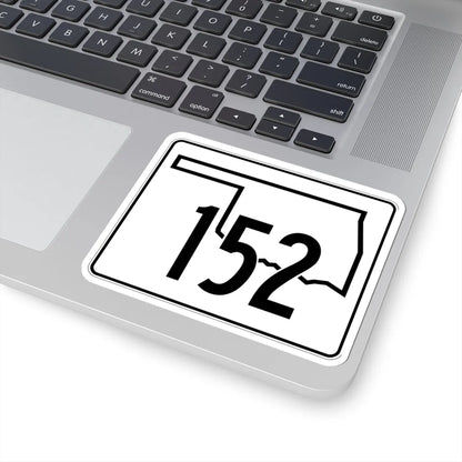 Oklahoma State Highway 152 (Oklahoma) (Road Sign) STICKER Vinyl Kiss-Cut Decal - The Sticker Space