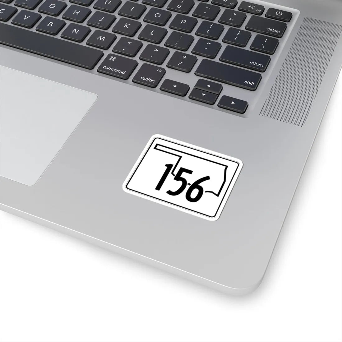 Oklahoma State Highway 156 (Oklahoma) (Road Sign) STICKER Vinyl Kiss-Cut Decal - The Sticker Space