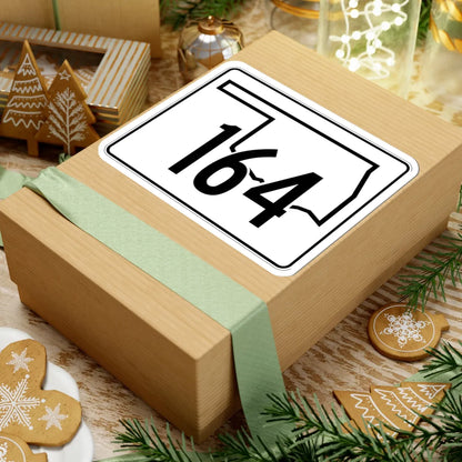 Oklahoma State Highway 164 (Oklahoma) (Road Sign) STICKER Vinyl Kiss-Cut Decal - The Sticker Space