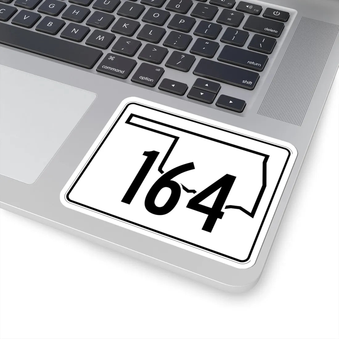 Oklahoma State Highway 164 (Oklahoma) (Road Sign) STICKER Vinyl Kiss-Cut Decal - The Sticker Space