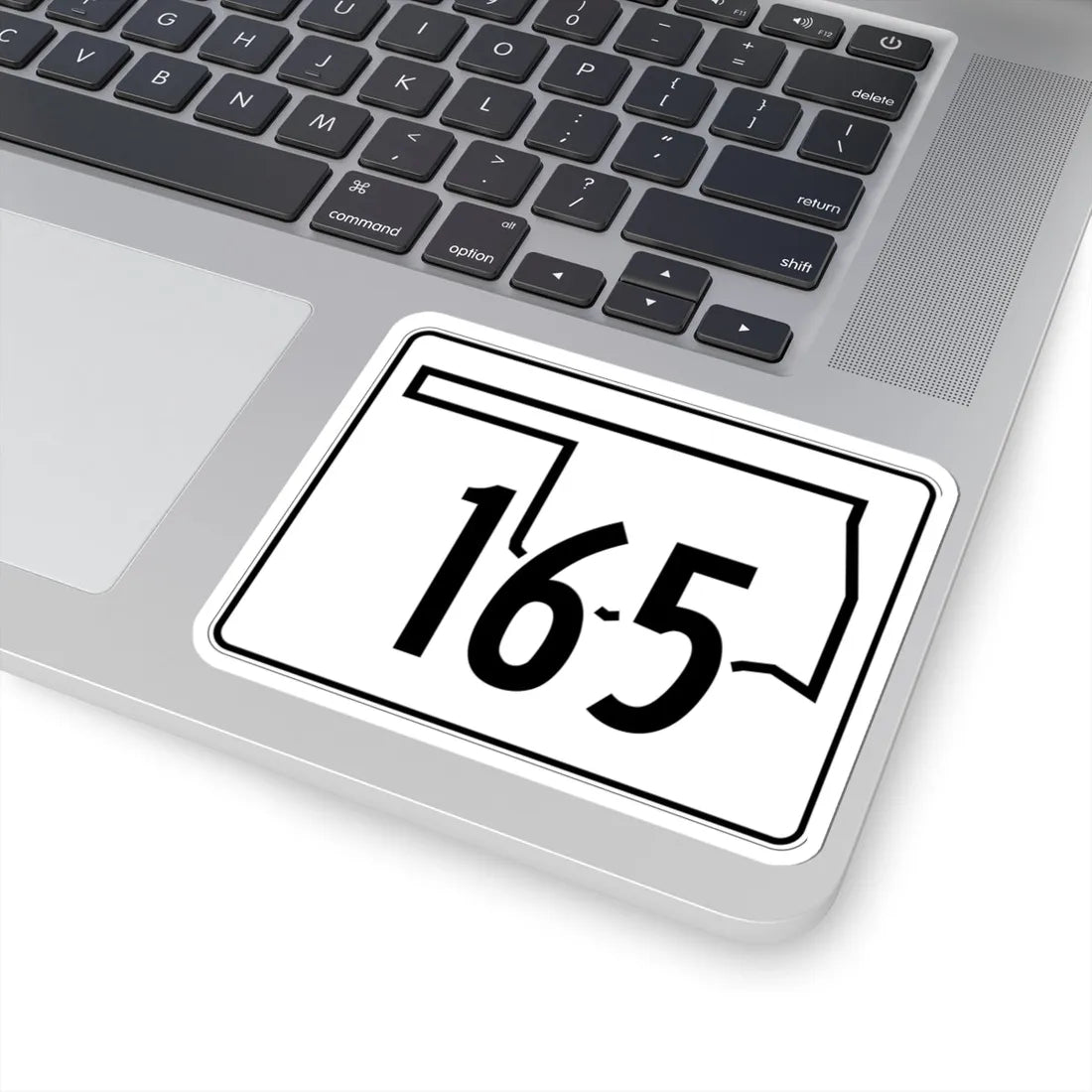 Oklahoma State Highway 165 (Oklahoma) (Road Sign) STICKER Vinyl Kiss-Cut Decal - The Sticker Space