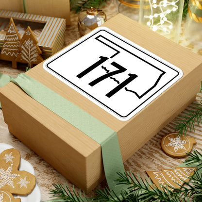 Oklahoma State Highway 171 (Oklahoma) (Road Sign) STICKER Vinyl Kiss-Cut Decal - The Sticker Space