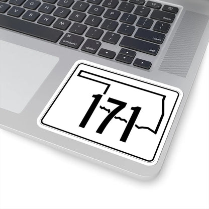 Oklahoma State Highway 171 (Oklahoma) (Road Sign) STICKER Vinyl Kiss-Cut Decal - The Sticker Space