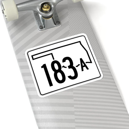 Oklahoma State Highway 183A (Oklahoma) (Road Sign) STICKER Vinyl Kiss-Cut Decal - The Sticker Space