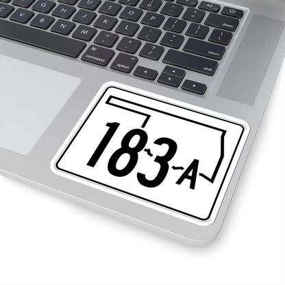 Oklahoma State Highway 183A (Oklahoma) (Road Sign) STICKER Vinyl Kiss-Cut Decal - The Sticker Space
