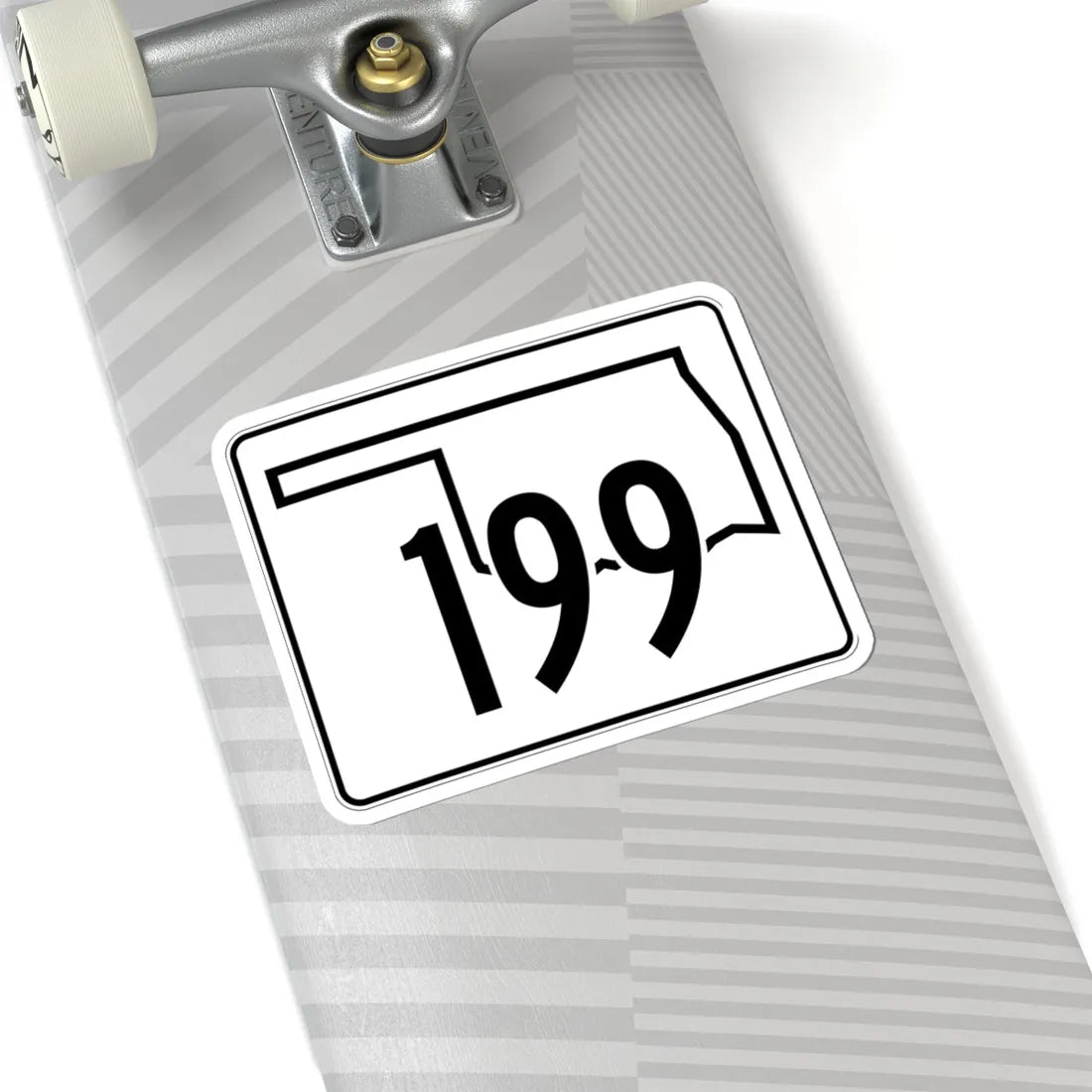 Oklahoma State Highway 199 (Oklahoma) (Road Sign) STICKER Vinyl Kiss-Cut Decal - The Sticker Space