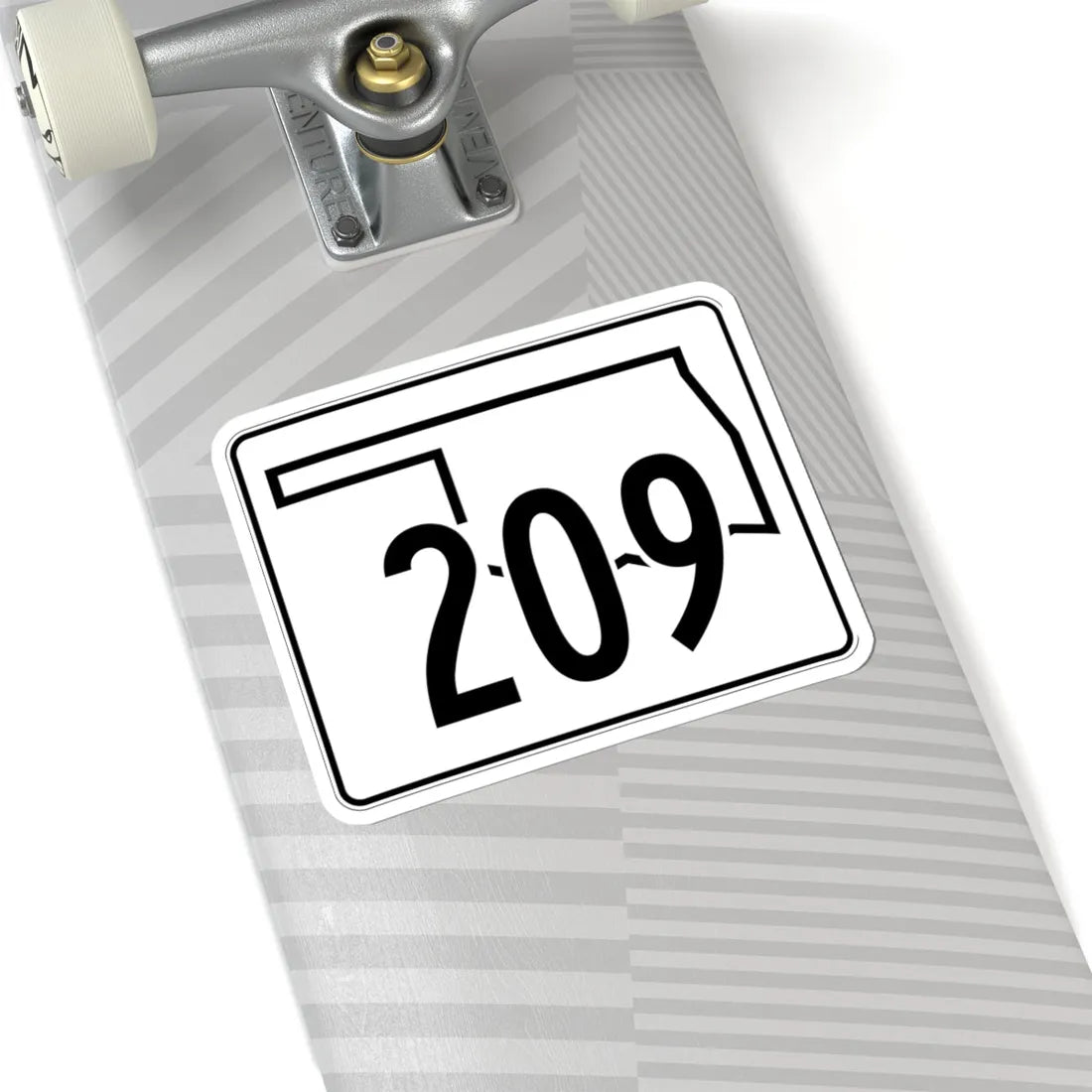 Oklahoma State Highway 209 (Oklahoma) (Road Sign) STICKER Vinyl Kiss-Cut Decal - The Sticker Space