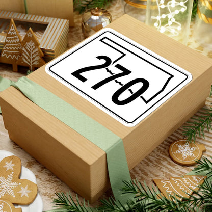 Oklahoma State Highway 270 (Oklahoma) (Road Sign) STICKER Vinyl Kiss-Cut Decal - The Sticker Space