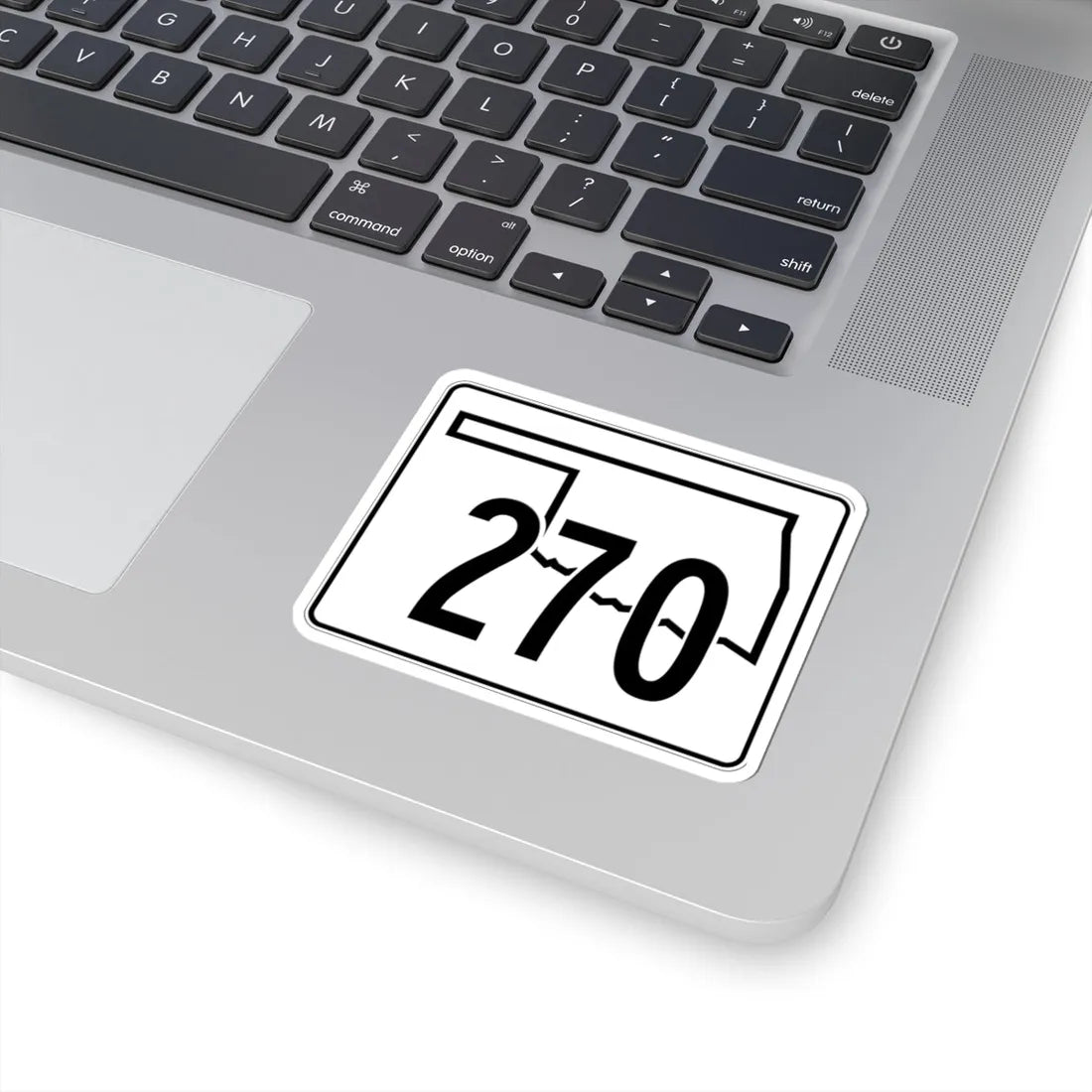 Oklahoma State Highway 270 (Oklahoma) (Road Sign) STICKER Vinyl Kiss-Cut Decal - The Sticker Space
