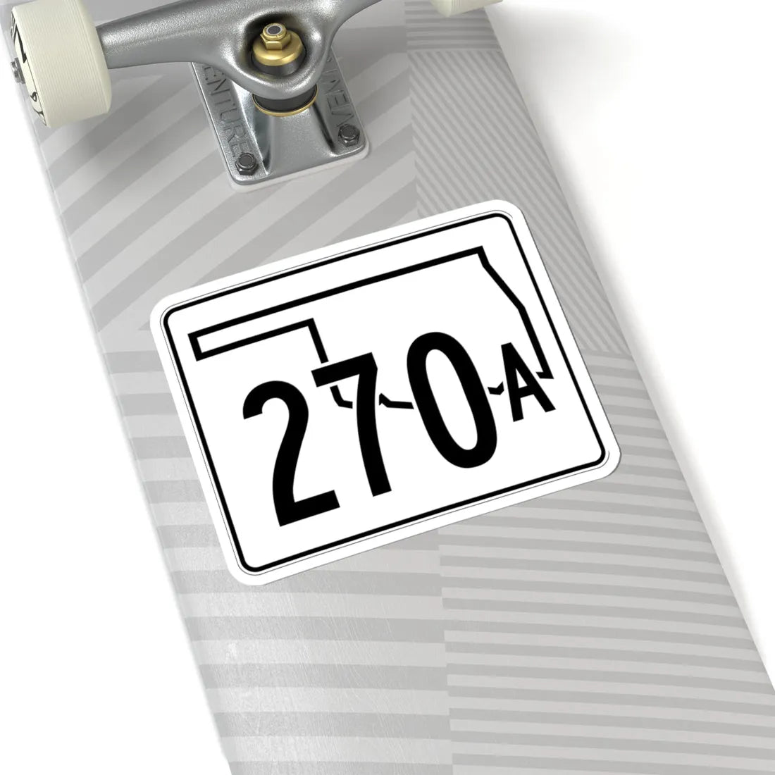 Oklahoma State Highway 270A (Oklahoma) (Road Sign) STICKER Vinyl Kiss-Cut Decal - The Sticker Space