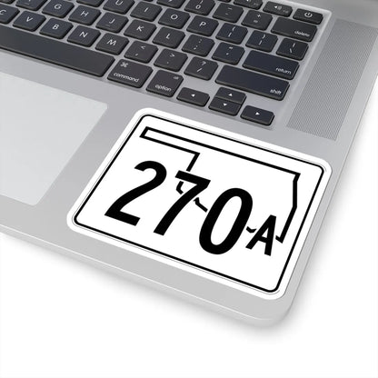 Oklahoma State Highway 270A (Oklahoma) (Road Sign) STICKER Vinyl Kiss-Cut Decal - The Sticker Space