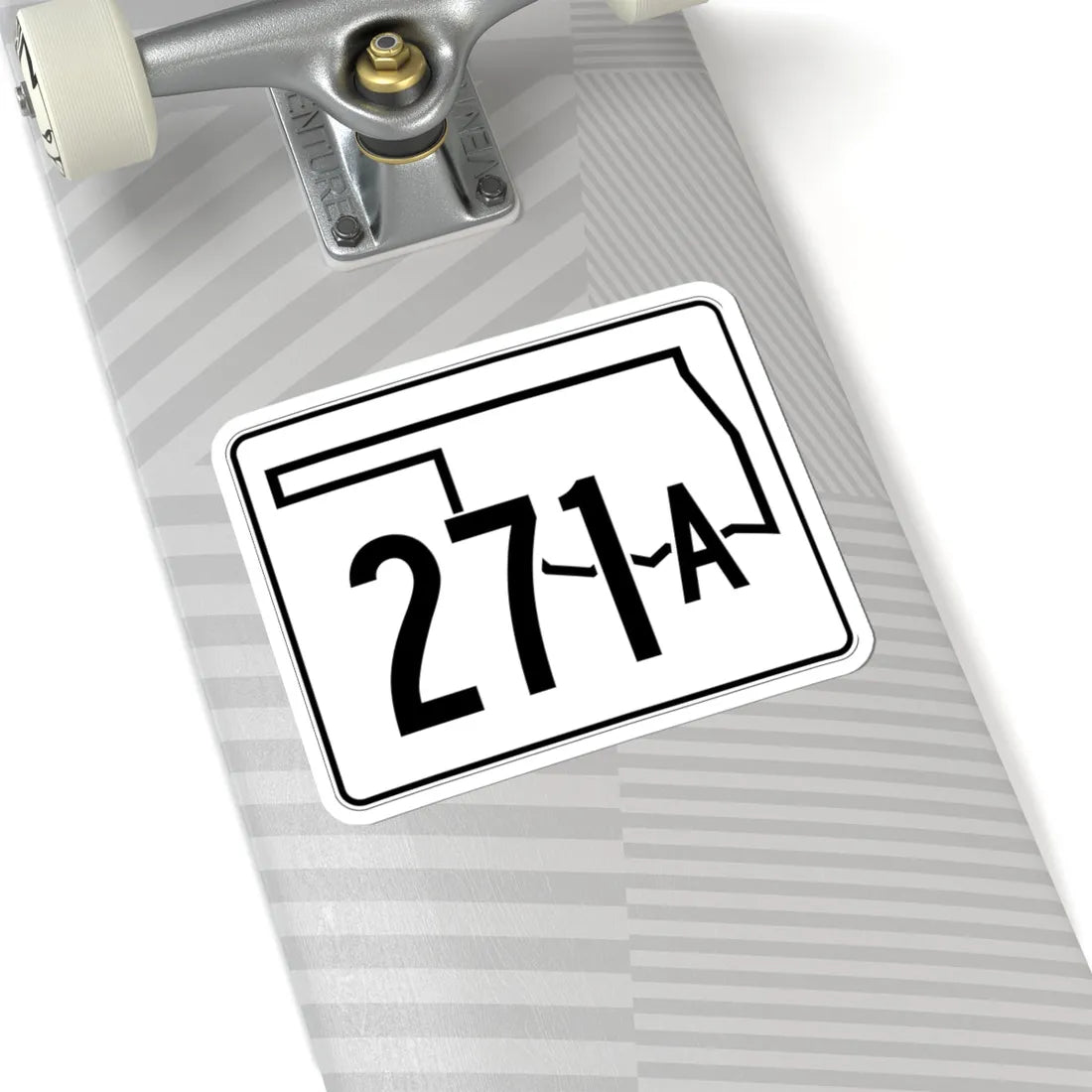 Oklahoma State Highway 271A (Oklahoma) (Road Sign) STICKER Vinyl Kiss-Cut Decal - The Sticker Space