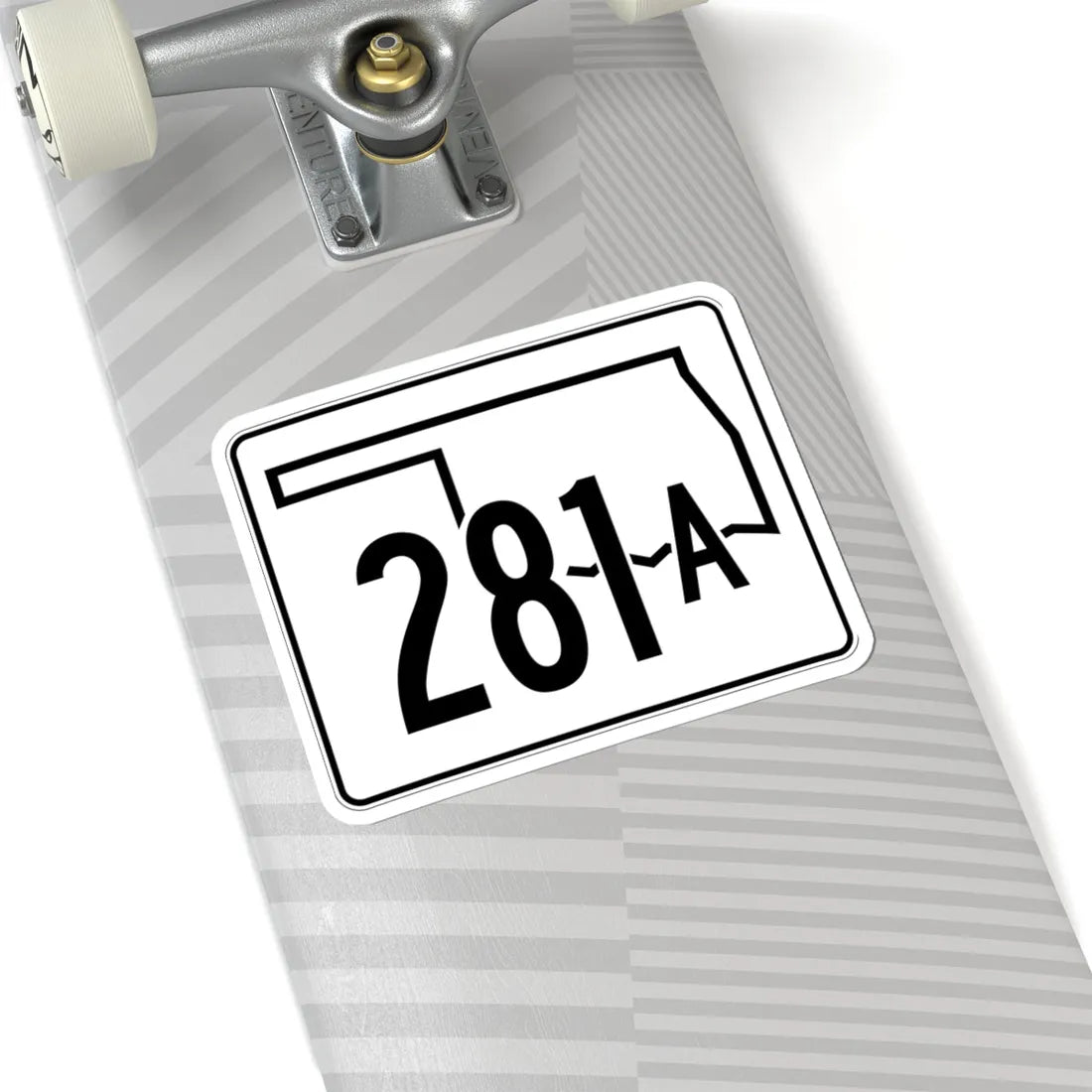 Oklahoma State Highway 281A (Oklahoma) (Road Sign) STICKER Vinyl Kiss-Cut Decal - The Sticker Space