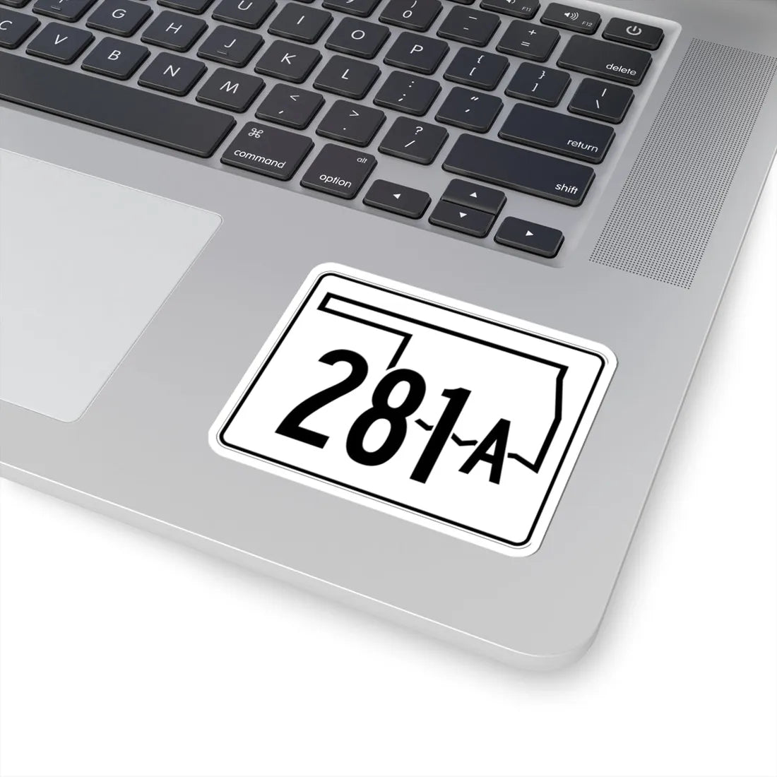 Oklahoma State Highway 281A (Oklahoma) (Road Sign) STICKER Vinyl Kiss-Cut Decal - The Sticker Space