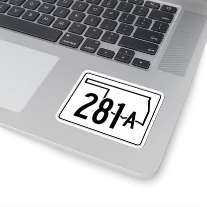 Oklahoma State Highway 281A (Oklahoma) (Road Sign) STICKER Vinyl Kiss-Cut Decal - The Sticker Space