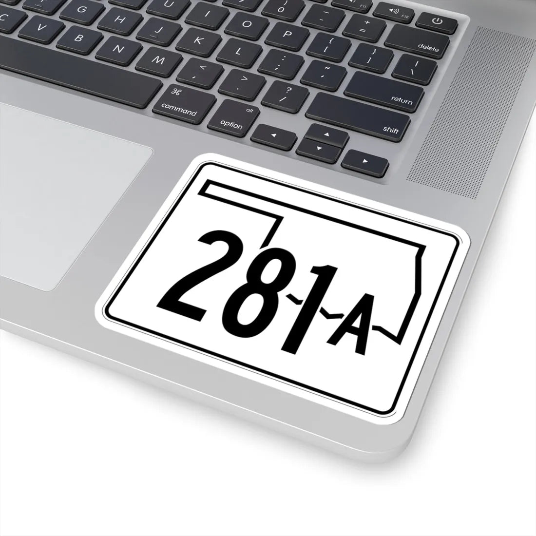 Oklahoma State Highway 281A (Oklahoma) (Road Sign) STICKER Vinyl Kiss-Cut Decal - The Sticker Space