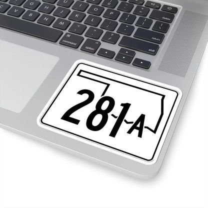 Oklahoma State Highway 281A (Oklahoma) (Road Sign) STICKER Vinyl Kiss-Cut Decal - The Sticker Space