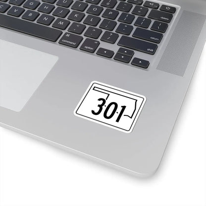 Oklahoma State Highway 301 (Oklahoma) (Road Sign) STICKER Vinyl Kiss-Cut Decal - The Sticker Space