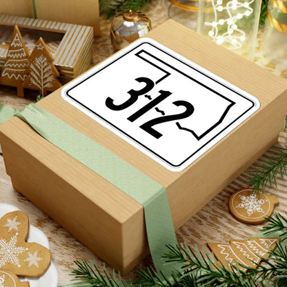 Oklahoma State Highway 312 (Oklahoma) (Road Sign) STICKER Vinyl Kiss-Cut Decal - The Sticker Space