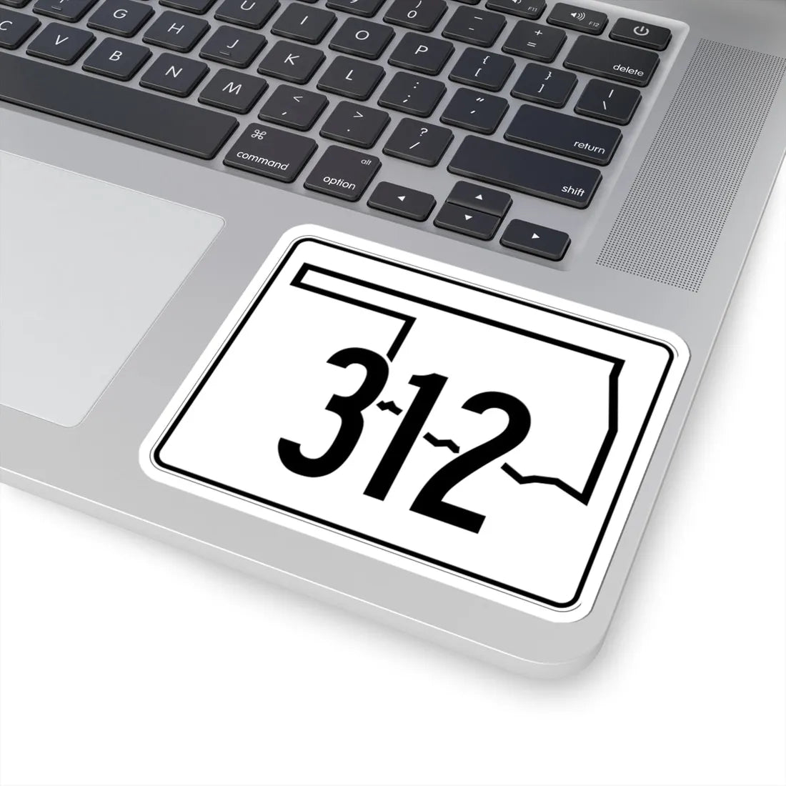 Oklahoma State Highway 312 (Oklahoma) (Road Sign) STICKER Vinyl Kiss-Cut Decal - The Sticker Space