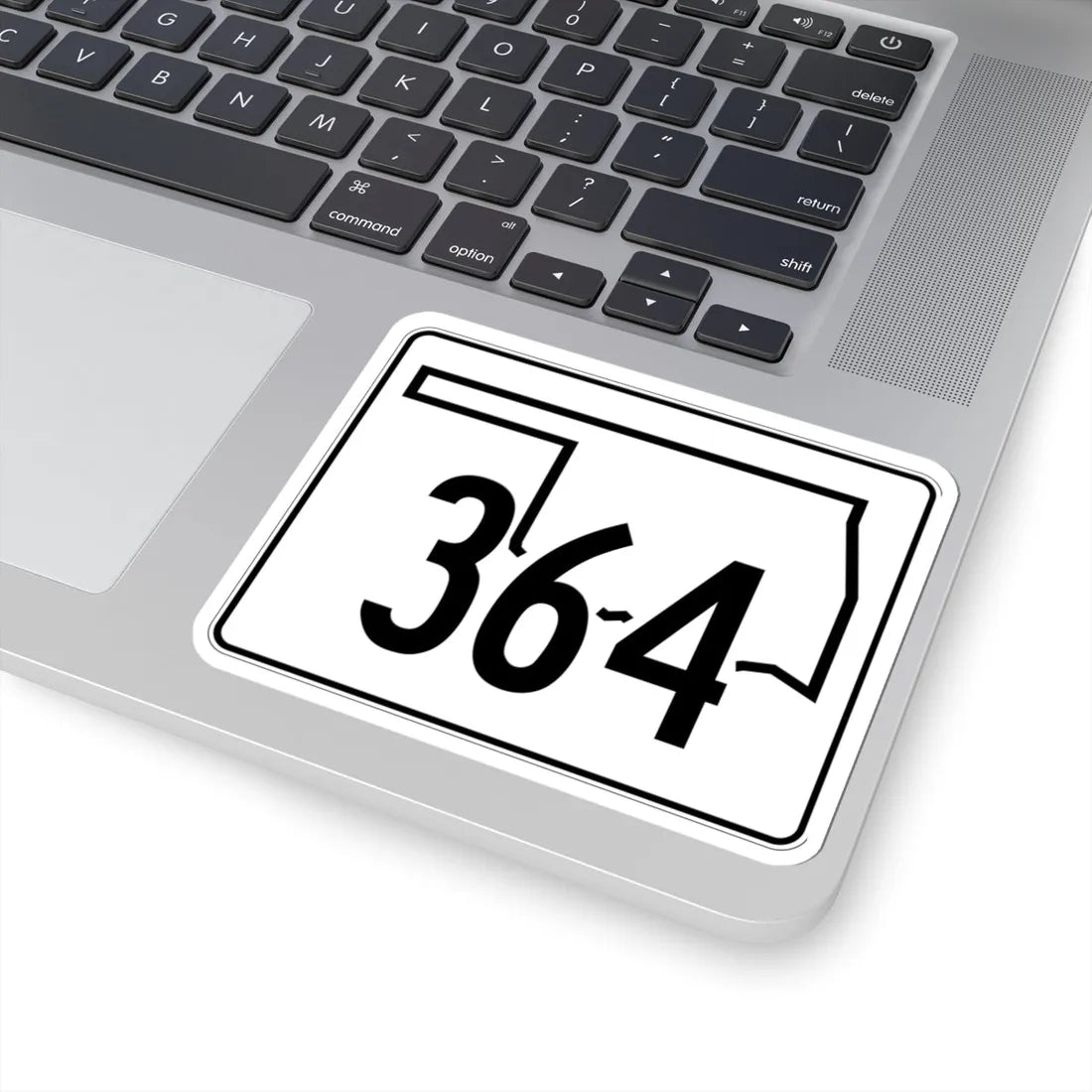 Oklahoma State Highway 364 (Oklahoma) (Road Sign) STICKER Vinyl Kiss-Cut Decal - The Sticker Space