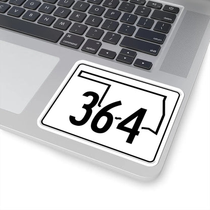 Oklahoma State Highway 364 (Oklahoma) (Road Sign) STICKER Vinyl Kiss-Cut Decal - The Sticker Space