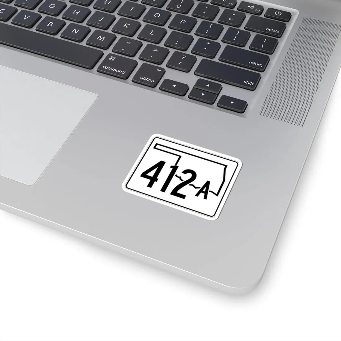Oklahoma State Highway 412A (Oklahoma) (Road Sign) STICKER Vinyl Kiss-Cut Decal - The Sticker Space
