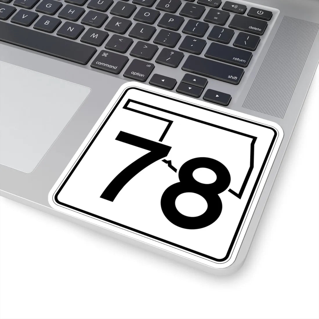 Oklahoma State Highway 78 (Oklahoma) (Road Sign) STICKER Vinyl Kiss-Cut Decal - The Sticker Space