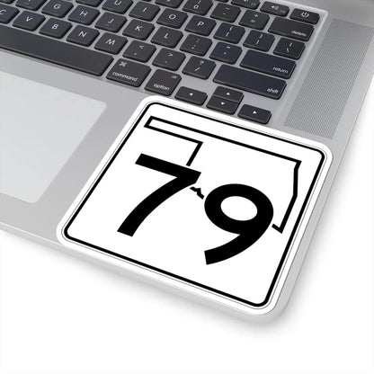 Oklahoma State Highway 79 (Oklahoma) (Road Sign) STICKER Vinyl Kiss-Cut Decal - The Sticker Space