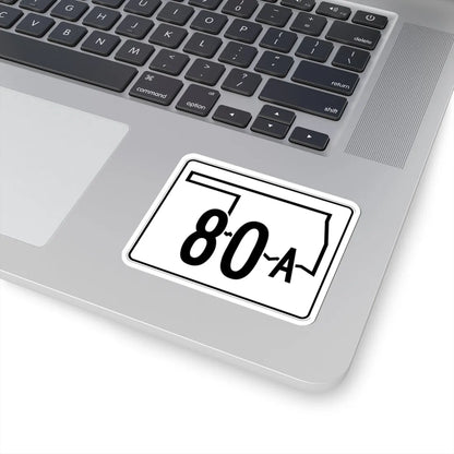Oklahoma State Highway 80A (Oklahoma) (Road Sign) STICKER Vinyl Kiss-Cut Decal - The Sticker Space