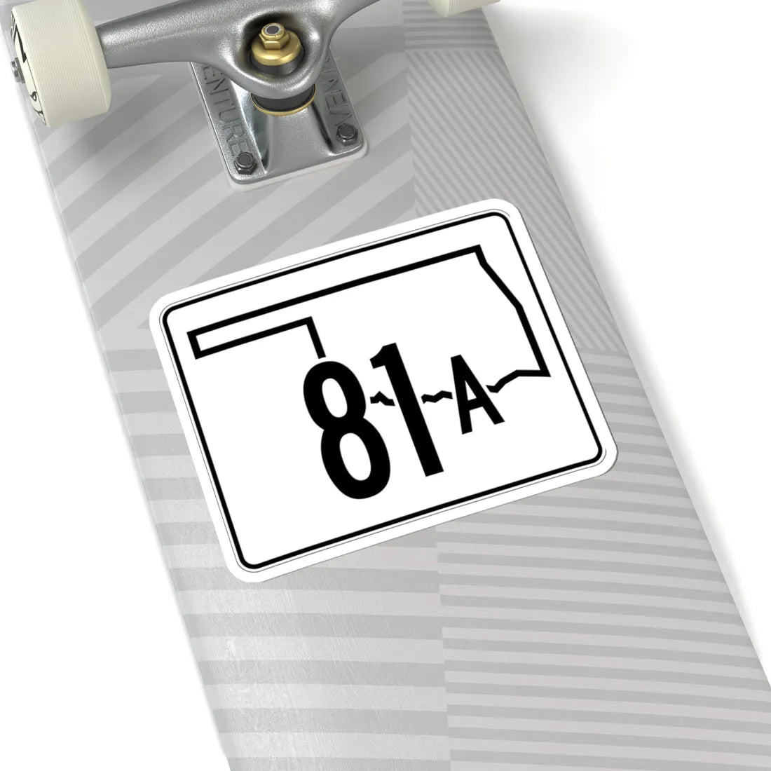 Oklahoma State Highway 81A (Oklahoma) (Road Sign) STICKER Vinyl Kiss-Cut Decal - The Sticker Space