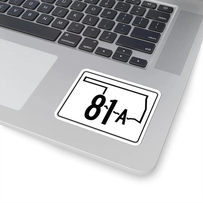 Oklahoma State Highway 81A (Oklahoma) (Road Sign) STICKER Vinyl Kiss-Cut Decal - The Sticker Space