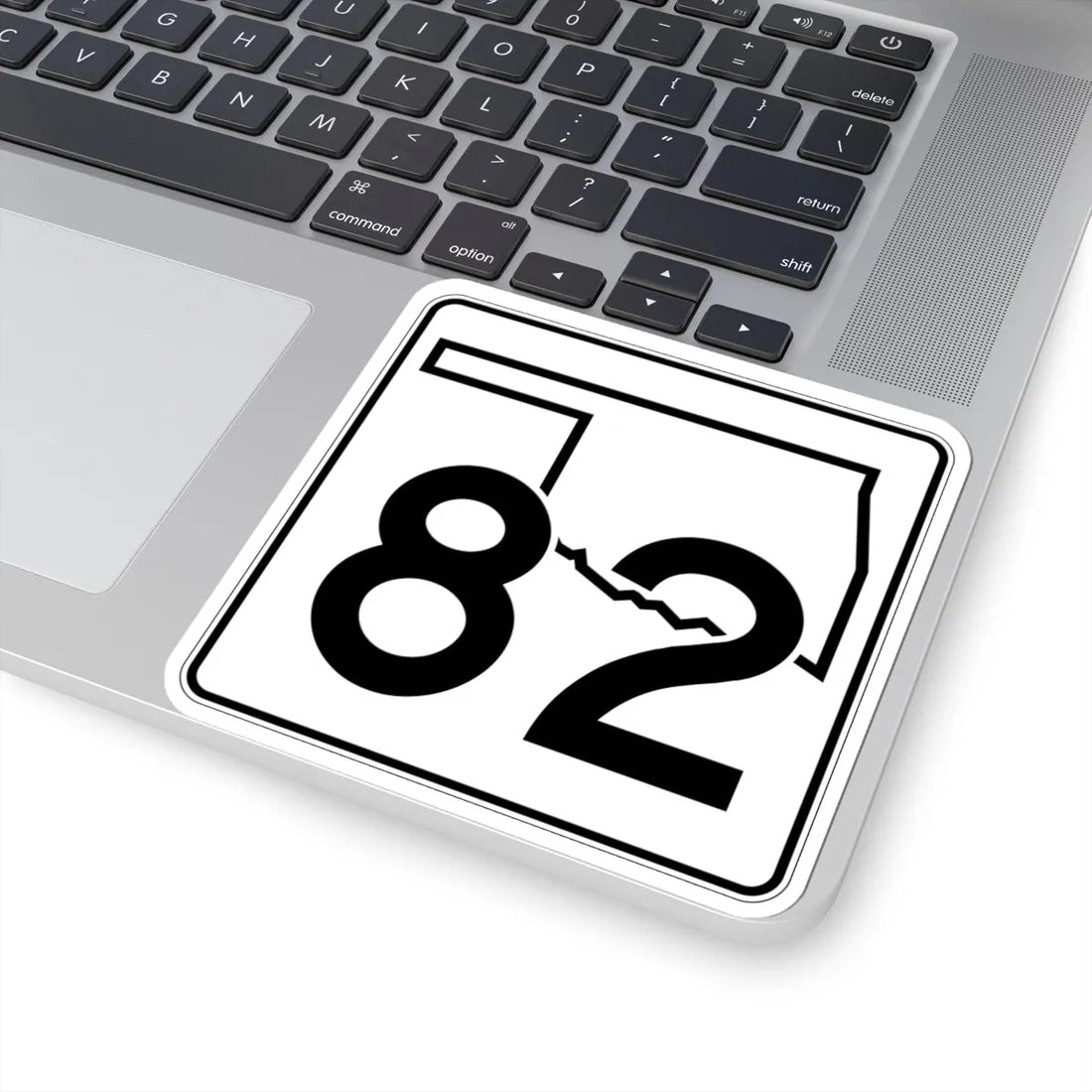 Oklahoma State Highway 82 (Oklahoma) (Road Sign) STICKER Vinyl Kiss-Cut Decal - The Sticker Space
