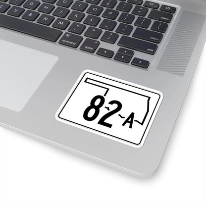 Oklahoma State Highway 82A (Oklahoma) (Road Sign) STICKER Vinyl Kiss-Cut Decal - The Sticker Space