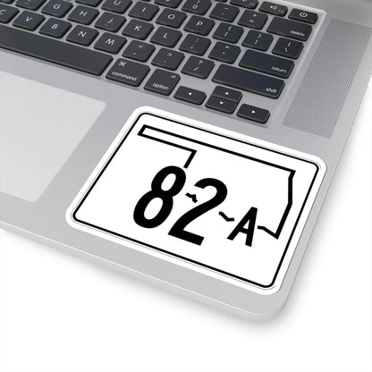 Oklahoma State Highway 82A (Oklahoma) (Road Sign) STICKER Vinyl Kiss-Cut Decal - The Sticker Space