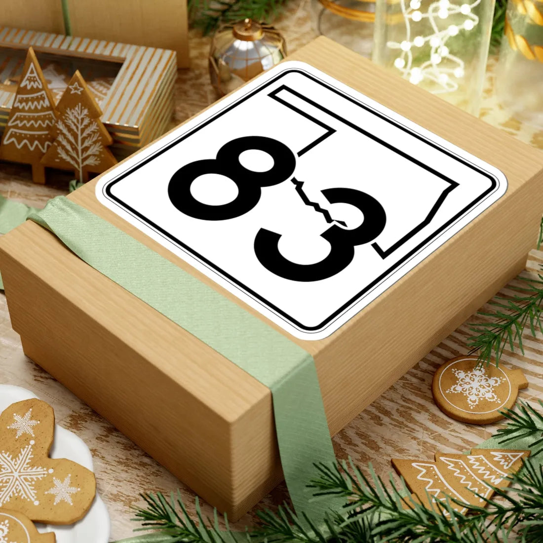 Oklahoma State Highway 83 (Oklahoma) (Road Sign) STICKER Vinyl Kiss-Cut Decal - The Sticker Space